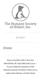 Mobile Screenshot of humanesocietyofhobart.org